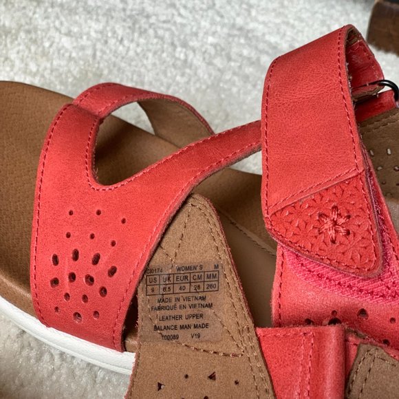 New Cobb Hill Rubey Thong Sling Sandal Red Rouge Size US 9/EUR 40 - Picture 6 of 7